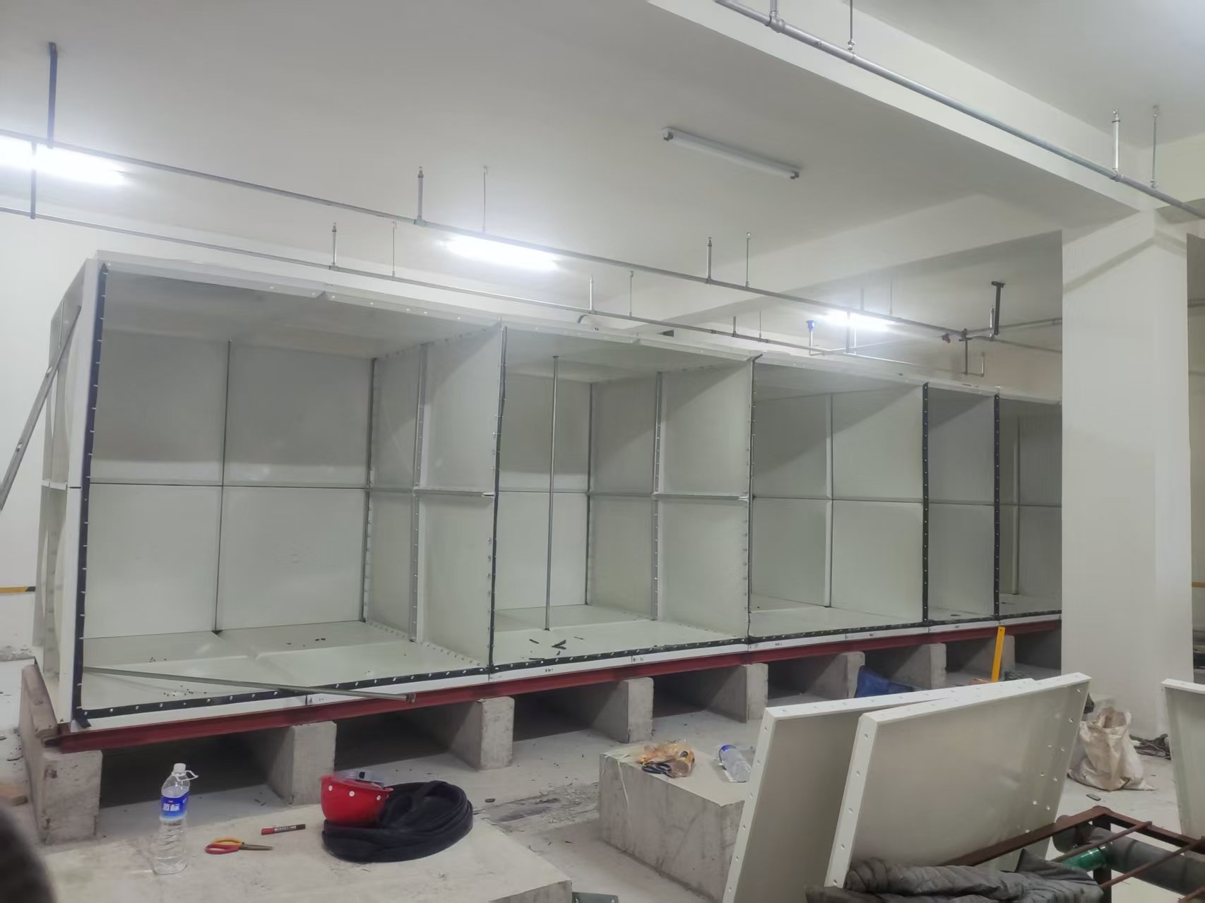 石家庄天苑小区污水处理玻璃钢水箱